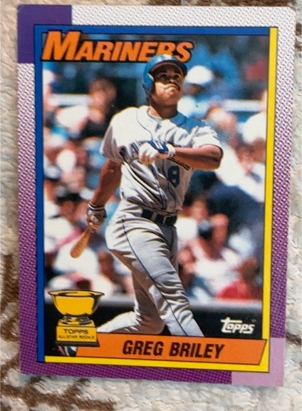 1990 Topps #288 Greg Briley — front