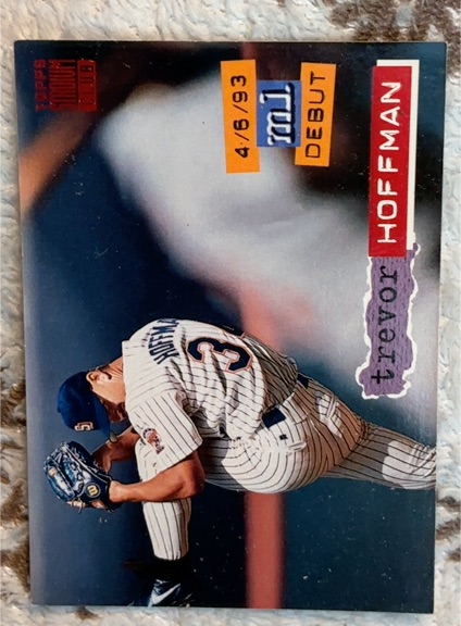 1994 Topps Stadium Club #312 Trevor Hoffman — front