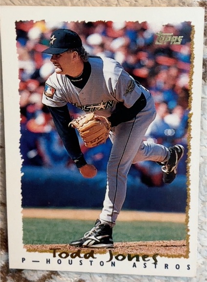 1995 Topps #560 Todd Jones Houston Astros — front