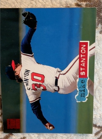1994 Topps Stadium Club #471 Mike Stanton — front