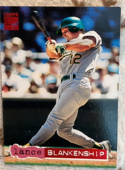 1994 Topps Stadium Club #341 Lance Blankenship — front