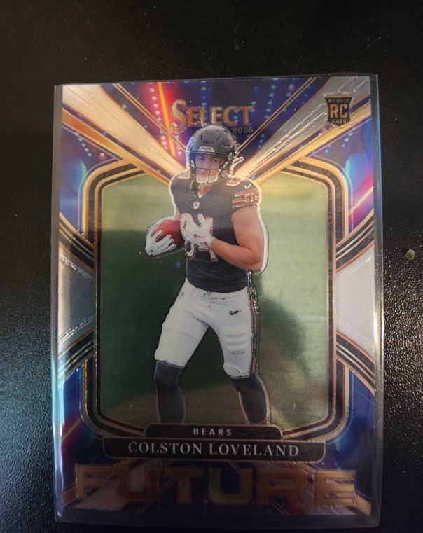 2025 Panini Select #8 Colston Loveland Future Insert Rookie — front