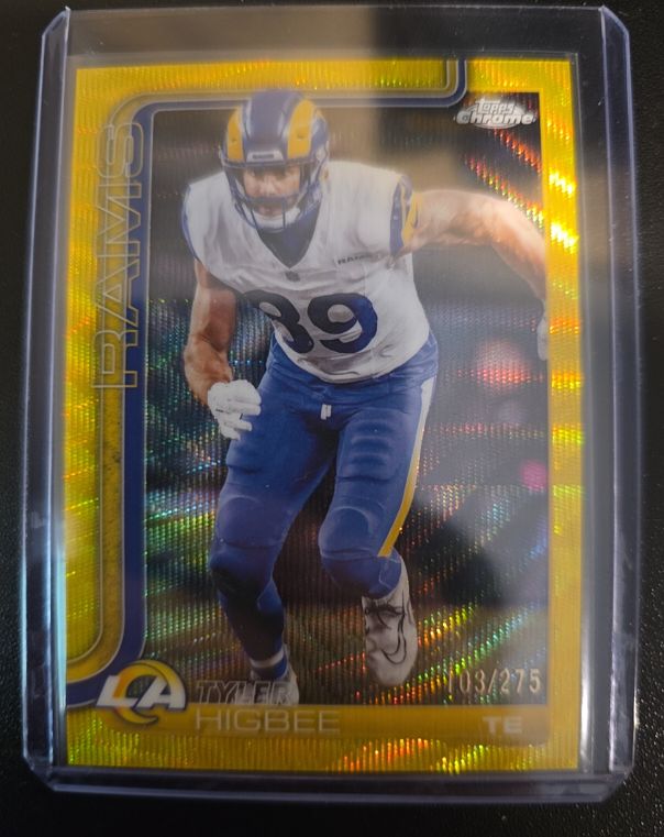 2025 Topps Chrome #103 Tyler Higbee — front