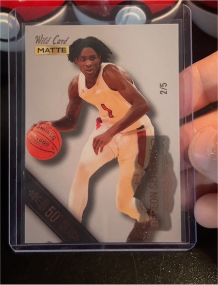 2022 Wild Card Matte #MB-19 Dereon Seabron — front