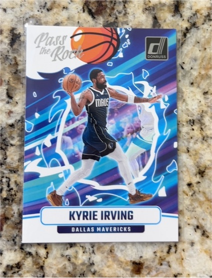 2024-25 Panini Donruss #3 Kyrie Irving Pass the Rock Dallas Mavericks — front