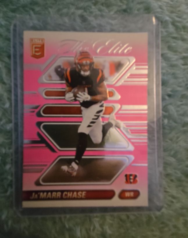 2024 Panini Donruss Elite The Elite #11 Ja'Marr Chase Pink Parallel — front