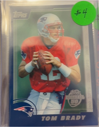 2005 Topps 50 Years #6 Tom Brady — front