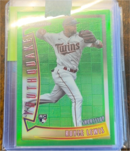 2022 Topps Chrome Sonic 1996 Youthquake #YQ-24 Royce Lewis — front
