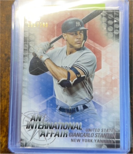 2018 Topps Update #IA-41 Giancarlo Stanton An International Affair — front