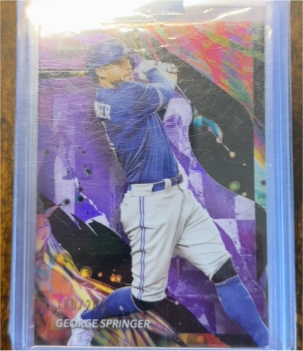 2024 Topps Finest #191 George Springer — front