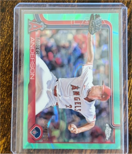 2025 Topps Chrome #227 Tyler Anderson — front