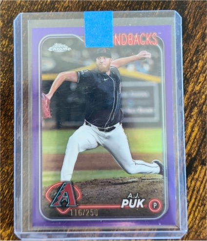 2024 Topps Chrome Update #USC139 A.J. Puk — front