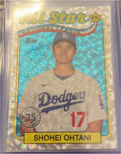 2024 Topps Series 2 1989 All-Stars Foil Insert #89ASB-1 Shohei Ohtani — front