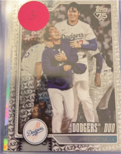 2026 Topps Series 1 #265 Dodgers Duo Shohei Ohtani Yoshinobu Yamamoto — front