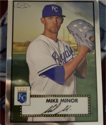 2021 Topps Chrome Platinum Anniversary #188 Mike Minor — front