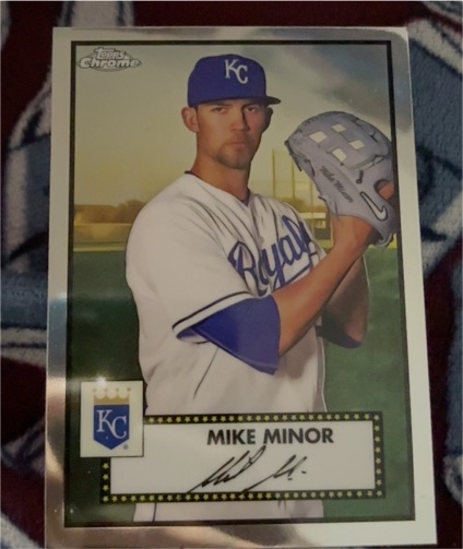 2021 Topps Chrome Platinum Anniversary #188 Mike Minor — front