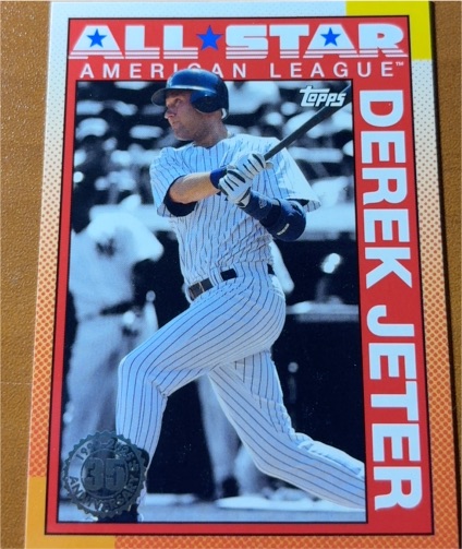 2025 Topps Series 2 #90AS-22 Derek Jeter 1990 Topps 35th Anniversary All-Stars — front