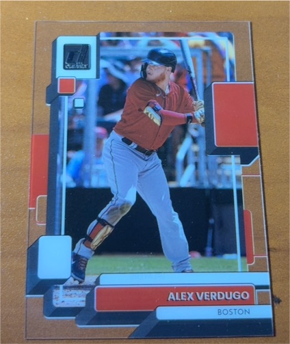2022 Panini Chronicles Clearly Donruss #40 Alex Verdugo — front