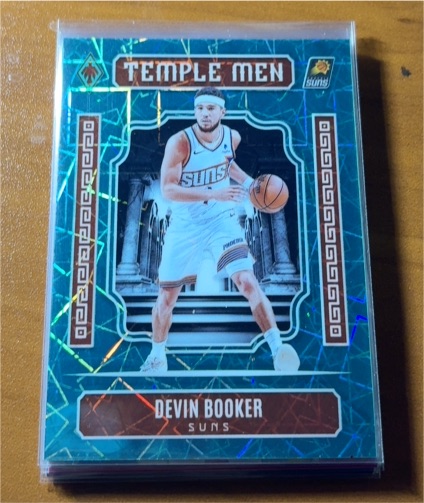 2023-24 Panini Phoenix #17 Devin Booker Temple Men — front