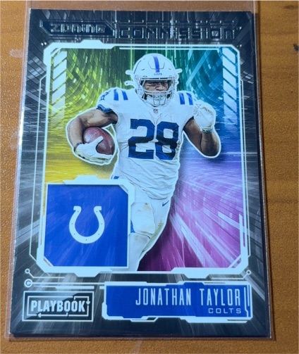 2021 Panini Playbook #ZC-JTA Jonathan Taylor — front