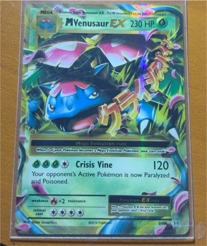 2016 Pokémon XY Evolutions #2 Venusaur EX — front