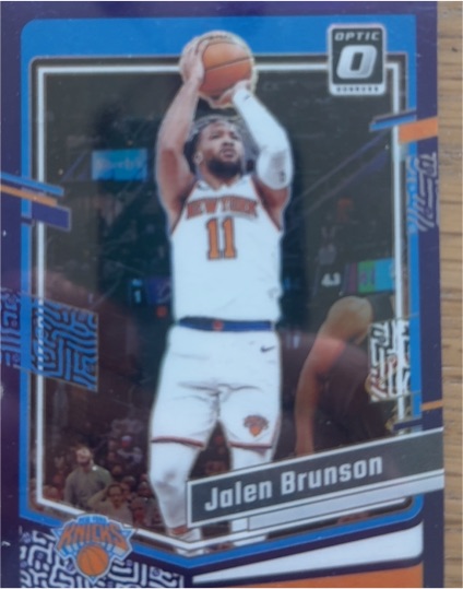 2023-24 Panini Donruss Optic #158 Jalen Brunson — front
