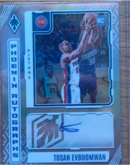 2023-24 Panini Phoenix Autographs #PA-TEV Tosan Evbuomwan — front