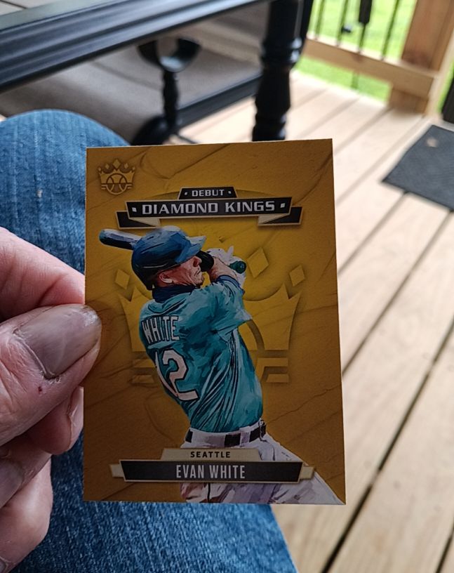 2021 Panini Diamond Kings Debut #DDK-SM Evan White — front