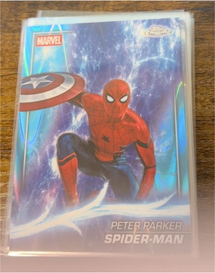 2025 Topps Chrome Marvel Studios #61 Peter Parker Spider-Man — front