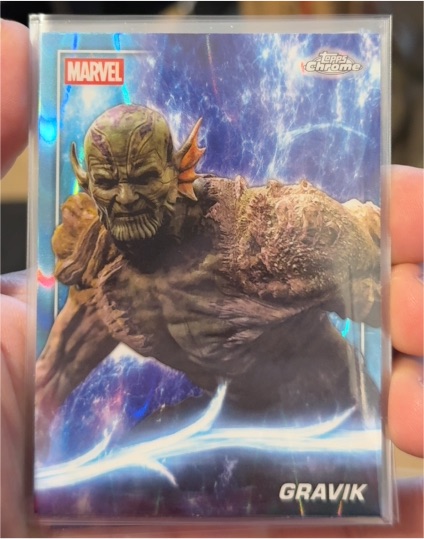 2025 Topps Chrome Marvel Studios #153 Gravik — front