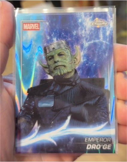 2025 Topps Chrome Marvel Studios #158 Emperor Dro'ge — front