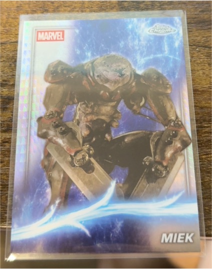 2025 Topps Chrome Marvel Studios #78 Miek Prism Refractor — front