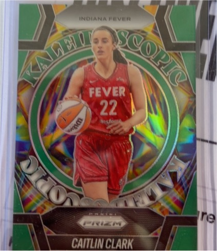 2025 Panini Prizm WNBA #4 Caitlin Clark Kaleidoscopic — front