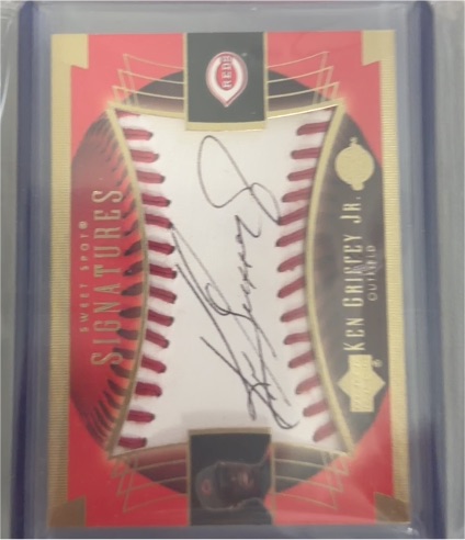 2003 Upper Deck Sweet Spot Signatures #Ken Griffey Jr. — front