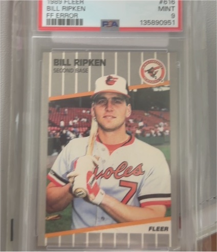 1989 Fleer #616 Bill Ripken FF Error — front