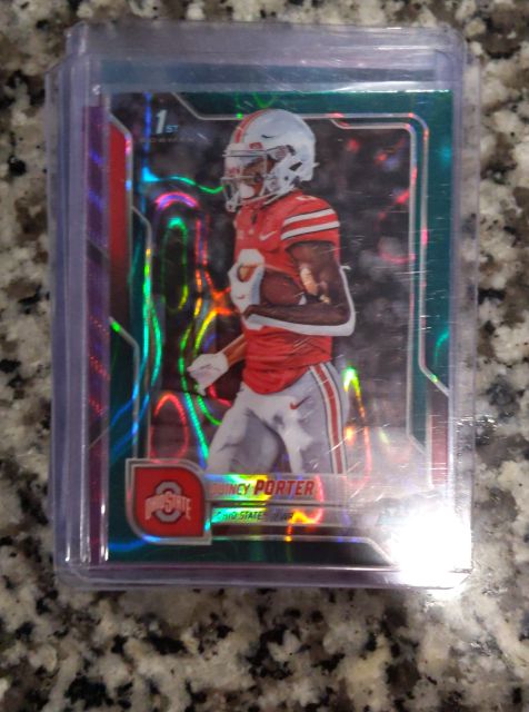 2025 Bowman University Chrome #95 Quincy Porter — front