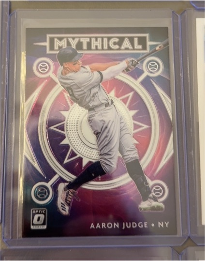 2020 Panini Donruss Optic #M-14 Aaron Judge Mythical Insert — front