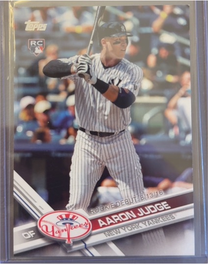 2017 Topps #NYY-16 Aaron Judge — front