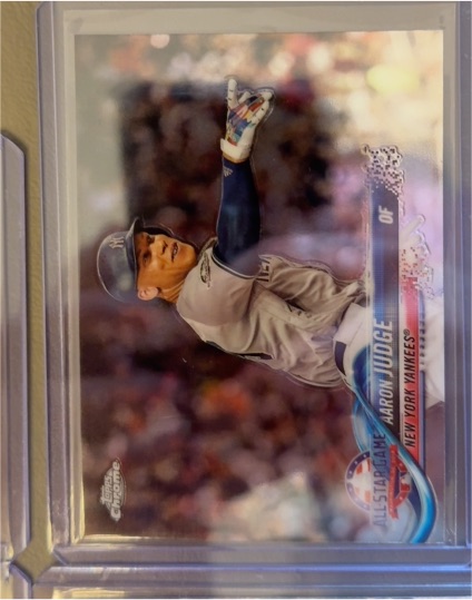 2018 Topps Chrome Update #HMT70 Aaron Judge — front