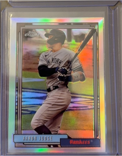 2021 Topps Update Series 1992 Topps Chrome Redux #TC92-2 Aaron Judge — front