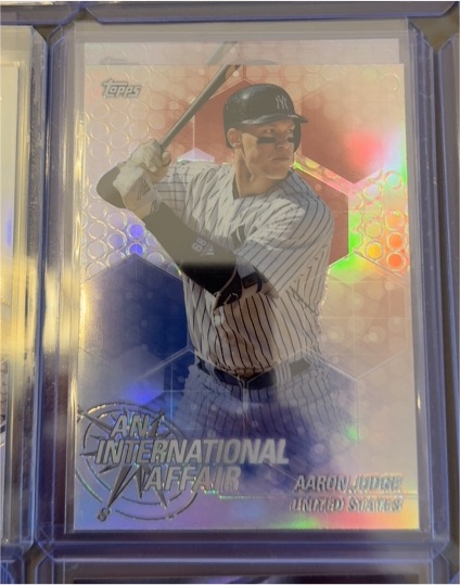 2018 Topps Chrome Update #IA-AJ Aaron Judge An International Affair — front