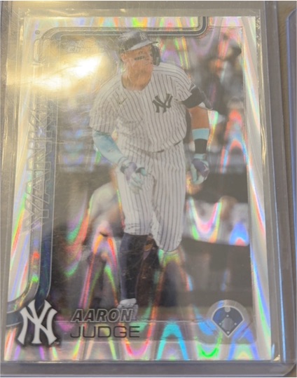 2025 Topps Chrome #99 Aaron Judge — front