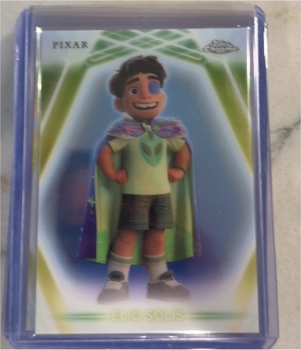 2026 Topps Chrome Disney Neon Etch #CNE-146 Elio Solis — front