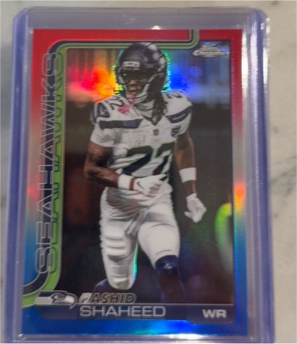 2025 Topps Chrome #218 Rashid Shaheed — front