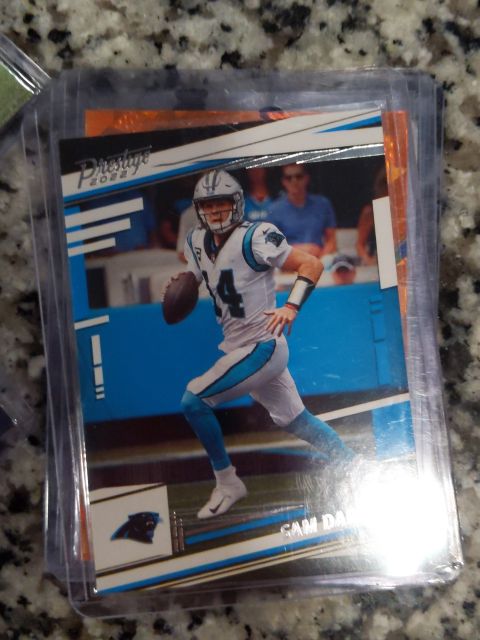 2022 Panini Prestige #39 Sam Darnold Carolina Panthers — front