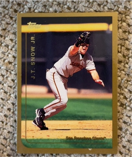 1999 Topps #127 J.T. Snow Jr. — front