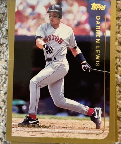 1999 Topps #157 Darren Lewis Boston Red Sox — front