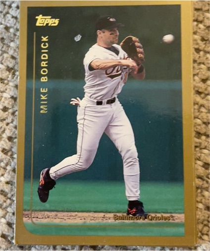 1999 Topps #14 Mike Bordick — front