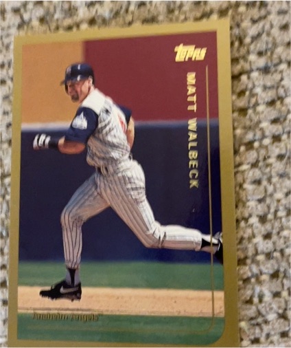 1999 Topps #136 Matt Walbeck Anaheim Angels — front