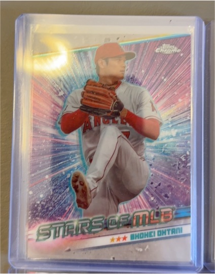 2024 Topps Chrome Stars of MLB #CSMLB-21 Shohei Ohtani — front